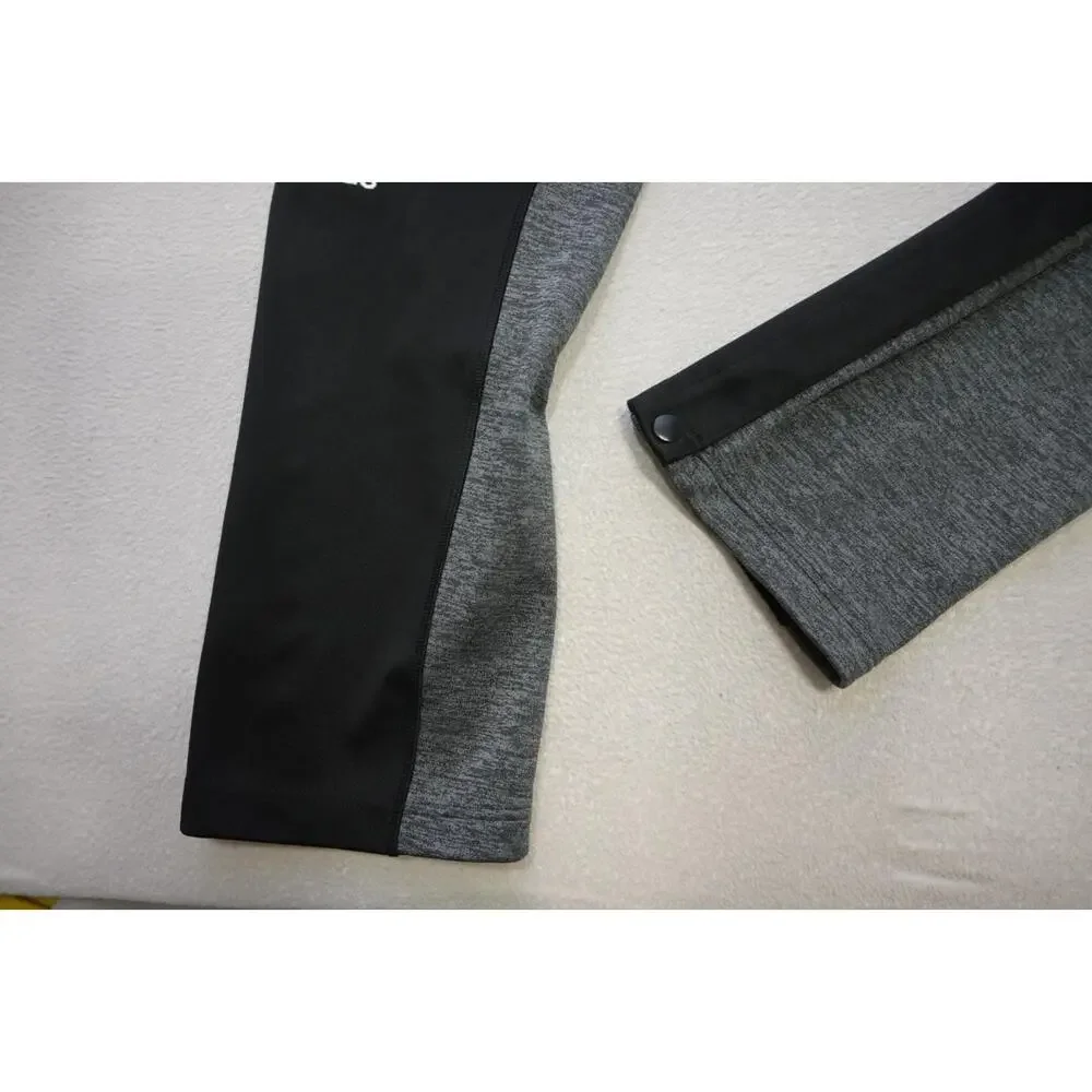 Adidas Sweat‎ Pants Slim Athletic Hawks Tear Away Black Mens Sz XL x 34